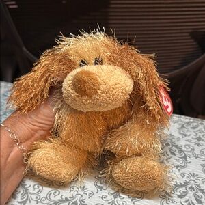 2002 Ty Punkies Shred the Dog with Fluffy Texture